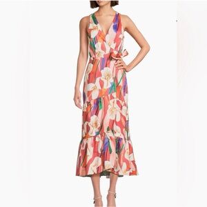 Hutch Stace Midi Dress in Brick Textured Orchid